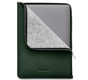 Woolnut Leather Folio MacBook Pro 14 inch hoesje Groen