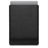 Woolnut Leather sleeve MacBook Pro 14 inch hoesje Zwart