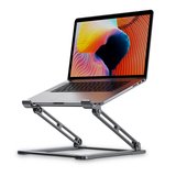 TechProtection aluminium Prodesk verstelbare laptop stand Grijs