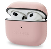 Decoded Leather leren AirPods 3 hoesje Roze