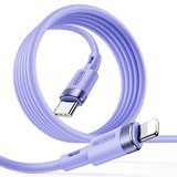 JoyRoom Flex Lightning naar USB-C kabel 1,2 meter Paars