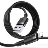 JoyRoom Flex Lightning naar USB-A kabel 1,2 meter Zwart