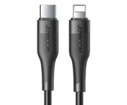 JoyRoom Flow Lightning naar USB-C kabel 1,2 meter Zwart