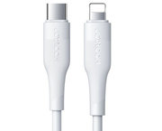 JoyRoom Flow Lightning naar USB-C kabel 1,2 meter Wit