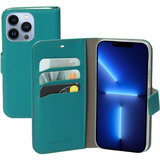 Mobiparts Saffiano Wallet iPhone 13 Pro hoesje Groen