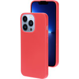 Mobiparts Silicone iPhone 13 Pro Max hoesje Rood