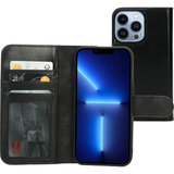 Mobiparts Excellent Wallet iPhone 13 Pro hoesje Zwart