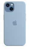 Apple MagSafe siliconen iPhone 13 mini hoesje Blue Fog