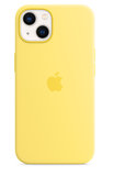 Apple MagSafe siliconen iPhone 13 mini hoesje Geel