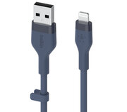 Belkin BoostCharge Flex USB-A naar Lightning kabel 2 meter blauw