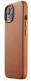 Mujjo Leather MagSafe iPhone 14 hoesje tan