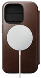 Nomad Horween MagSafe Folio iPhone 14 Pro hoesje bruin