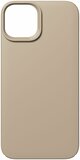 Nudient Thin MagSafe Case iPhone 14 hoesje Beige