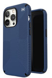 Speck Presidio 2 Grip MagSafe iPhone 14 Pro hoesje blauw