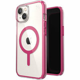 Speck Presidio Perfect Clear Geo MagSafe iPhone 14 hoesje roze