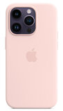 Apple MagSafe siliconen iPhone 14 Pro hoesje roze