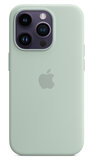 Apple MagSafe siliconen iPhone 14 Pro hoesje mintgroen