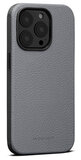 Woolnut leren MagSafe iPhone 14 Pro Max hoesje grijs