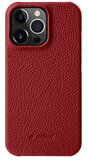 Melkco leren Snap iPhone 14 Pro Max hoesje rood