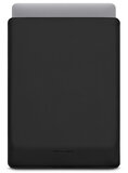 Woolnut Coated sleeve MacBook Pro 16 inch hoesje zwart