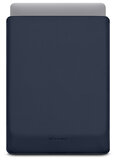 Woolnut Coated sleeve MacBook Pro 16 inch hoesje blauw