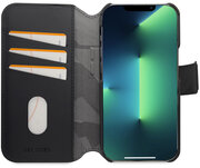 Decoded leren wallet iPhone 14 Pro Max hoesje zwart
