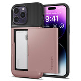 Spigen Slim Armor CS iPhone 14 Pro hoesje rose