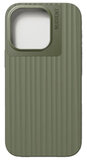 Nudient Bold Case iPhone 14 Pro hoesje olijfgroen