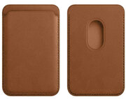 hoesie MagSafe wallet portemonnee hoesje bruin