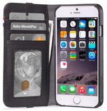 Decoded Leather Wallet iPhone SE 2020 / 8 / 7 / 6 hoesje Zwart