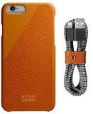 Native Union Clic Leather bundle iPhone 6/6S Gold