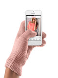 Mujjo Touchscreen Gloves Coral Pink Female