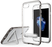 Spigen Hybrid Crystal iPhone SE 2022 / 2020 / 8 hoesje Gun Metal
