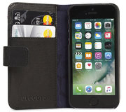Decoded Leather Book Wallet iPhone SE/5S hoesje Zwart