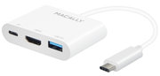 MacAlly USB-C naar HDMI 4K adapter White