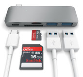 Satechi USB-C SD kaart hub Space Grey