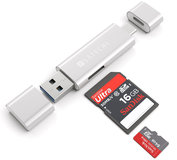 Satechi USB-C SD kaart lezer Zilver