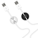 IONIKK Cable Drops 6-pack zwart/wit