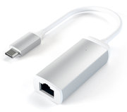 Satechi USB-C naar Gigabit Ethernet adapter Zilver