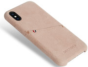 Decoded Leather Backcover iPhone X hoesje Naturel