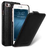 Melkco Leather Jacka iPhone SE 2022 / 2020 / 8 hoesje Zwart