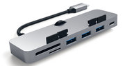 Satechi Aluminium Clamp USB-C Pro hub Grijs
