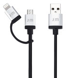 Just Mobile AluCable DUO Lightning kabel Twist