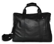 Decoded Leather Bag 15 inch Black