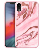 LAUT Mineral Glass iPhone XR hoesje Roze