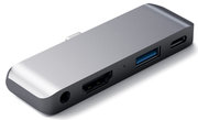 Satechi USB-C Mobile iPad Pro hub met HDMI Grijs