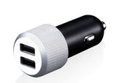 Just Mobile HighWay Max 4.8A Carcharger Silver