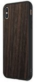 RhinoShield SolidSuit Wood iPhone XS hoesje Zwart Oak