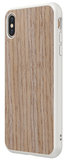 RhinoShield SolidSuit Wood iPhone XS hoesje Walnoot Wit