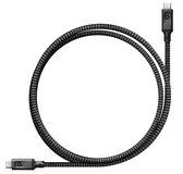 Nomad Rugged USB-C 100 watt kabel Zwart